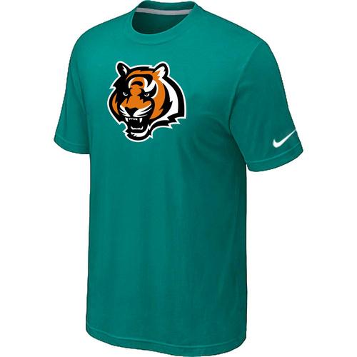 Nike Cincinnati Bengals Tean Logo Green NFL T-Shirt Cheap