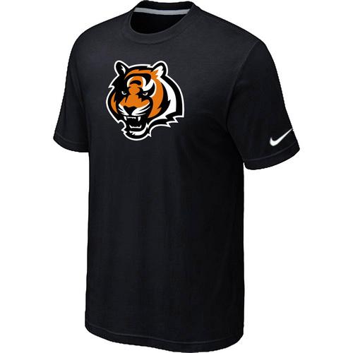 Nike Cincinnati Bengals Tean Logo Black NFL T-Shirt Cheap