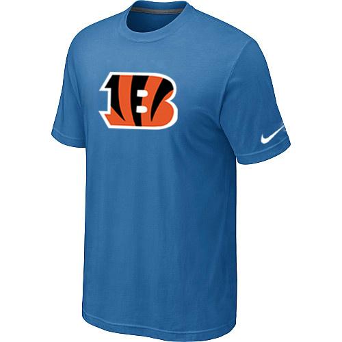 Cincinnati Bengals Sideline Legend Authentic Logo Dri-FIT T-Shirt light Blue Cheap