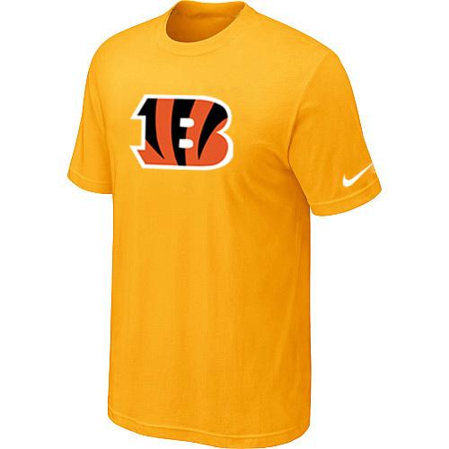 Cincinnati Bengals Sideline Legend Authentic Logo Dri-FIT T-Shirt Yellow Cheap