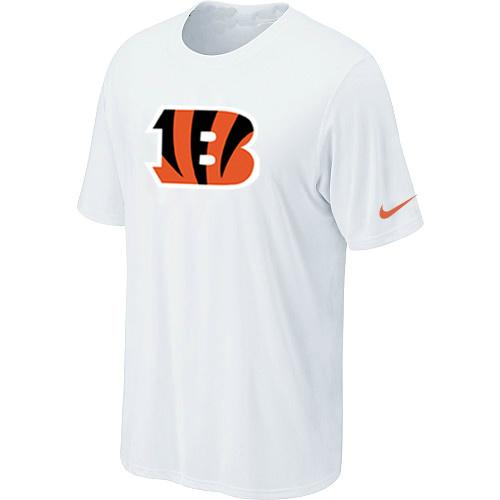 Cincinnati Bengals Sideline Legend Authentic Logo Dri-FIT T-Shirt White Cheap