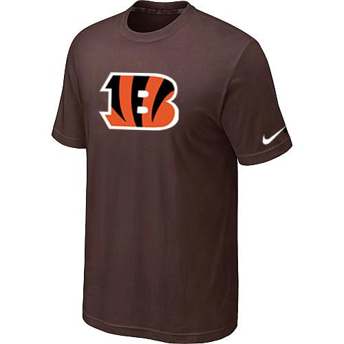 Cincinnati Bengals Sideline Legend Authentic Logo Dri-FIT T-Shirt Brown Cheap