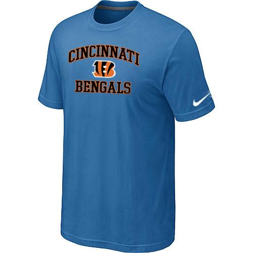Cincinnati Bengals Heart & Soul light Blue T-Shirt Cheap