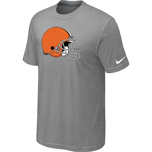 Nike Cleveland Browns Sideline Legend Authentic Logo Dri-FIT Light grey NFL T-Shirt Cheap
