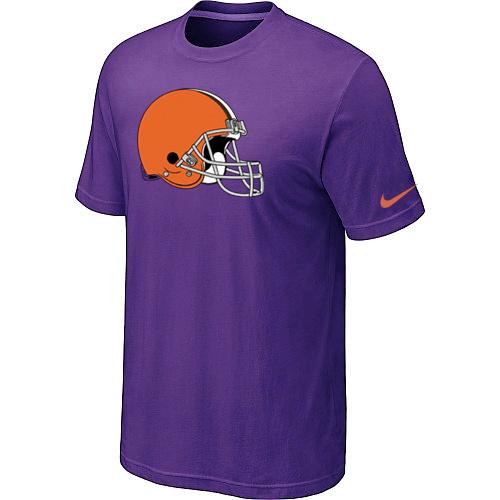 Cleveland Browns Sideline Legend Authentic Logo Dri-FIT T-Shirt Purple Cheap