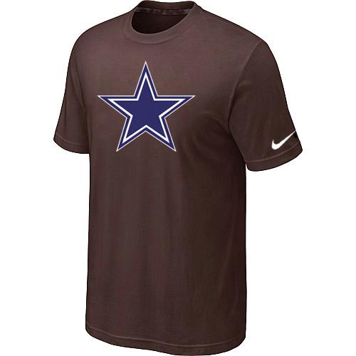 Dallas Cowboys Sideline Legend Authentic Logo Dri-FIT T-Shirt Brown Cheap