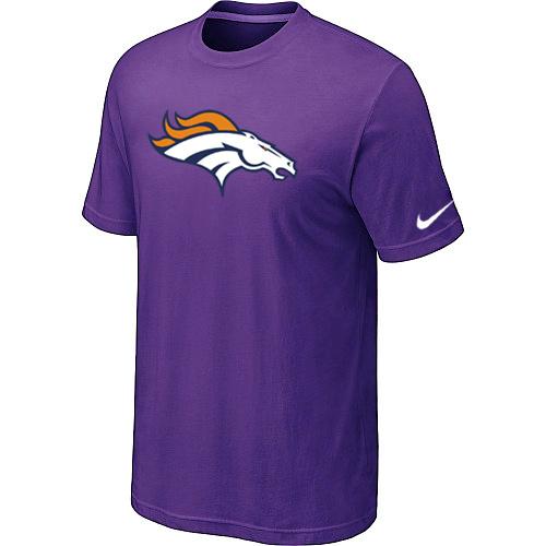 Denver Broncos Sideline Legend Authentic Logo Dri-FIT T-Shirt Purple Cheap