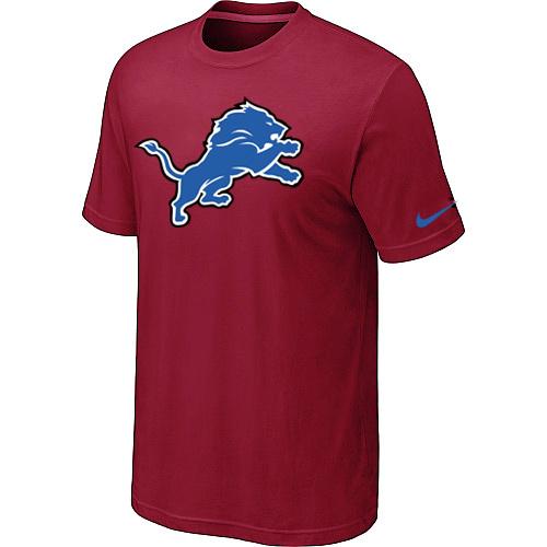 Detroit Lions Sideline Legend Authentic Logo Dri-FIT T-Shirt Red Cheap