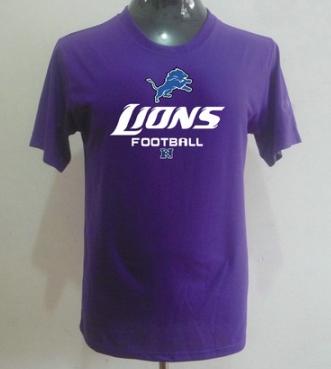 Detroit Lions Big & Tall Critical Victory T-Shirt Purple Cheap