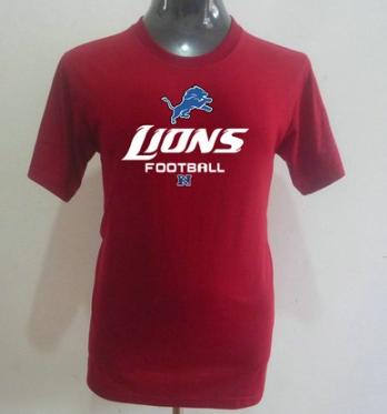 Detroit Lions Big & Tall Critical Victory T-Shirt Red Cheap