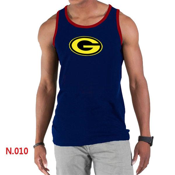 Nike NFL Green Bay Packers Sideline Legend Authentic Logo men Tank Top D.Blue 2 Cheap