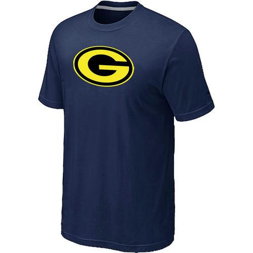 Nike Green Bay Packers Neon Logo Charcoal D.Blue NFL T-Shirt Cheap