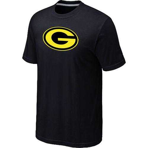 Nike Green Bay Packers Neon Logo Charcoal Black NFL T-Shirt Cheap