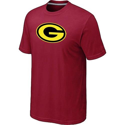 Nike Green Bay Packers Neon Logo Charcoal Red NFL T-Shirt Cheap