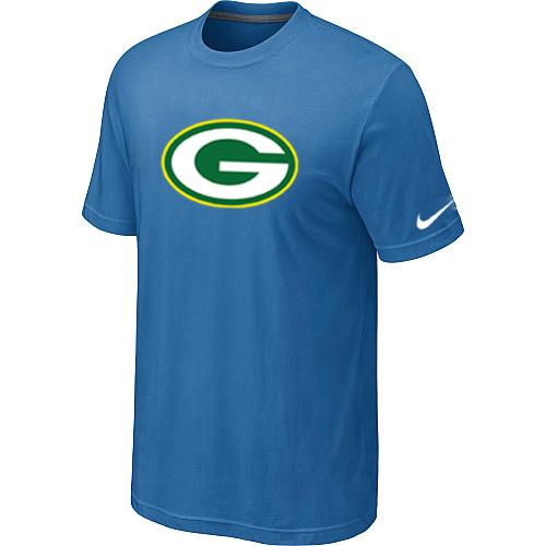 Green Bay Packers Sideline Legend Authentic Logo Dri-FIT T-Shirt light Blue Cheap