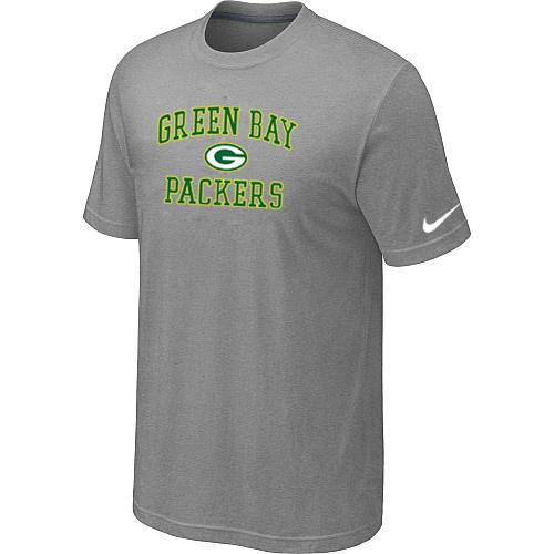 Green Bay Packers Heart & Soul Light grey T-Shirt Cheap