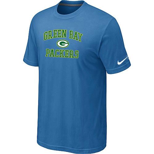 Green Bay Packers Heart & Soul light Blue T-Shirt Cheap