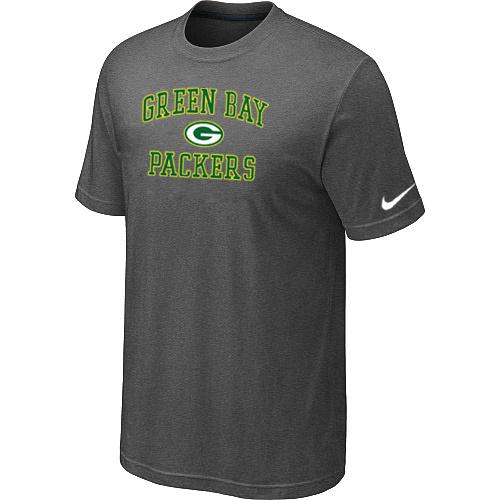 Green Bay Packers Heart & Soul Dark grey T-Shirt Cheap