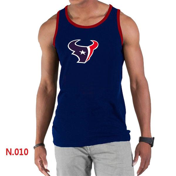 Nike NFL Houston Texans Sideline Legend Authentic Logo men Tank Top D.Blue Cheap