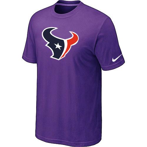 Houston Texans Sideline Legend Authentic Logo Dri-FIT T-Shirt Purple Cheap
