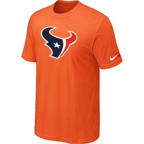 Houston Texans Sideline Legend Authentic Logo Dri-FIT T-Shirt Orange Cheap