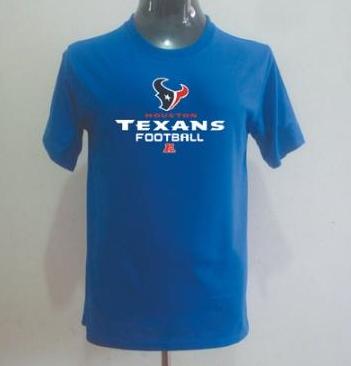 Houston Texans Big & Tall Critical Victory T-Shirt Blue Cheap