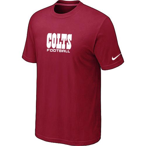 Nike Indianapolis Colts Sideline Legend Authentic Font Dri-FIT T-Shirt Red Cheap