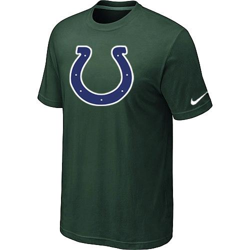 Indianapolis Colts Sideline Legend Authentic Logo Dri-FIT T-Shirt D.Green Cheap