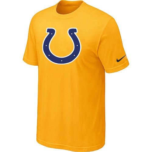 Indianapolis Colts Sideline Legend Authentic Logo Dri-FIT T-Shirt Yellow Cheap