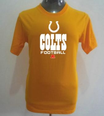 Indianapolis Colts Big & Tall Critical Victory T-Shirt Yellow Cheap