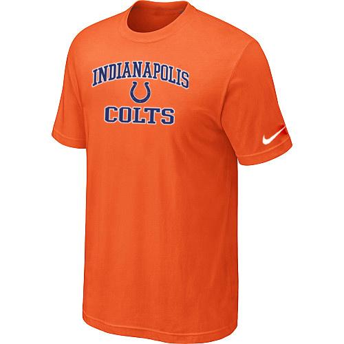 Indianapolis Colts Heart & Soul Orange T-Shirt Cheap