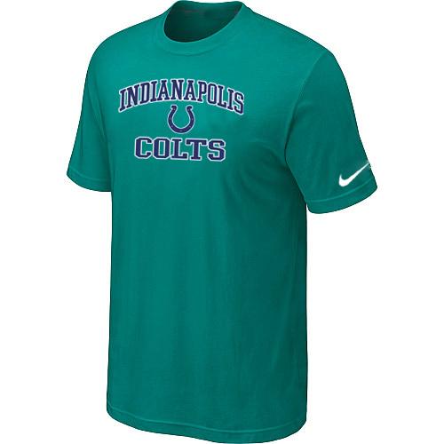 Indianapolis Colts Heart & Soul Green T-Shirt Cheap