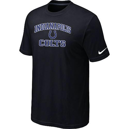 Indianapolis Colts Heart & Soul Black T-Shirt Cheap