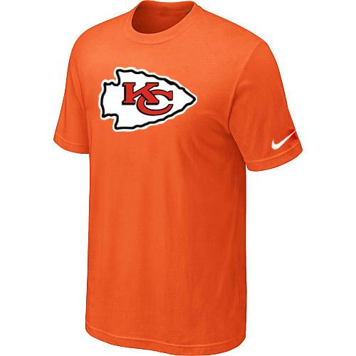 Kansas City Chiefs Sideline Legend Authentic Logo Dri-FIT T-Shirt Orange Cheap