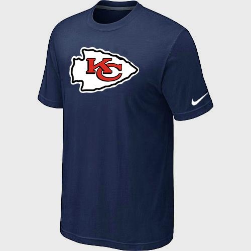Kansas City Chiefs Sideline Legend Authentic Logo Dri-FIT T-Shirt D.Blue Cheap