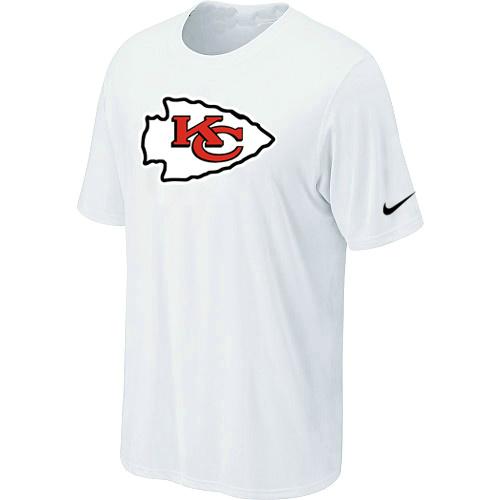 Kansas City Chiefs Sideline Legend Authentic Logo Dri-FIT T-Shirt White Cheap