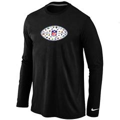 Nike NFL 32 Teams Logo Collection Locker Room Long Sleeve T-Shirt Black Cheap