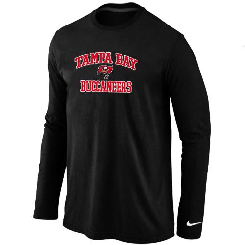Nike Tampa Bay Buccaneers Heart & Soul Long Sleeve T-Shirt Black Cheap