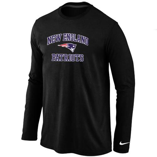 Nike New England Patriots Heart & Soul Long Sleeve T-Shirt Black Cheap