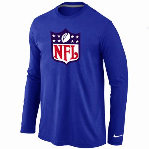 Nike NFL Logo Long Sleeve T-Shirt Blue Cheap