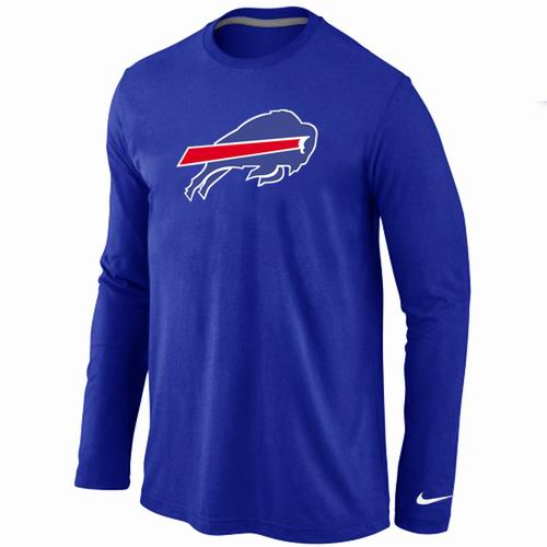 Nike Buffalo Bills Logo Long Sleeve Blue NFL T-Shirt Cheap