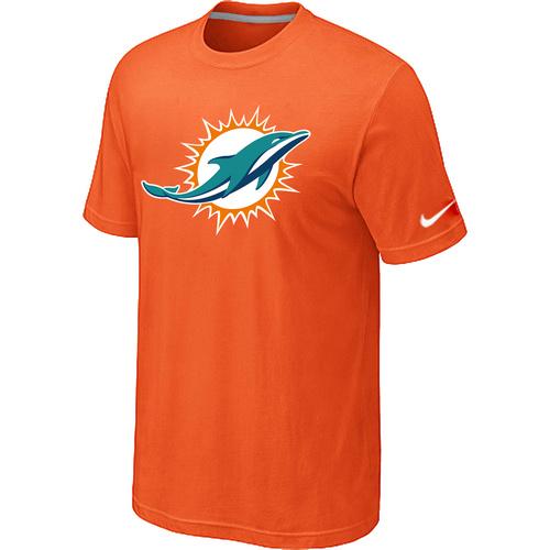 Miami Dolphins Sideline Legend logo T-Shirt Orange Cheap