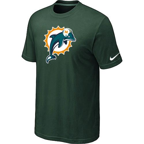 Miami Dolphins Sideline Legend Authentic Logo Dri-FIT T-Shirt D.Green Cheap