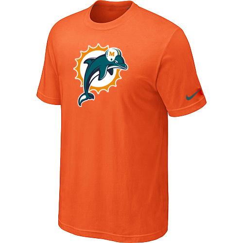 Miami Dolphins Sideline Legend Authentic Logo Dri-FIT T-Shirt Orange Cheap