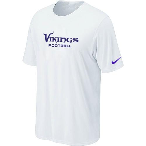 Nike Minnesota Vikings Sideline Legend Authentic Font Dri-FIT T-Shirt White Cheap