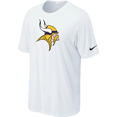 Minnesota Vikings Sideline Legend Authentic Logo Dri-FIT T-Shirt White Cheap