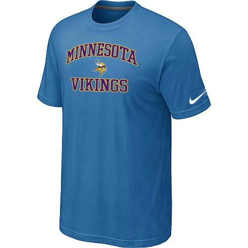 Minnesota Vikings Heart & Soul light Blue T-Shirt Cheap