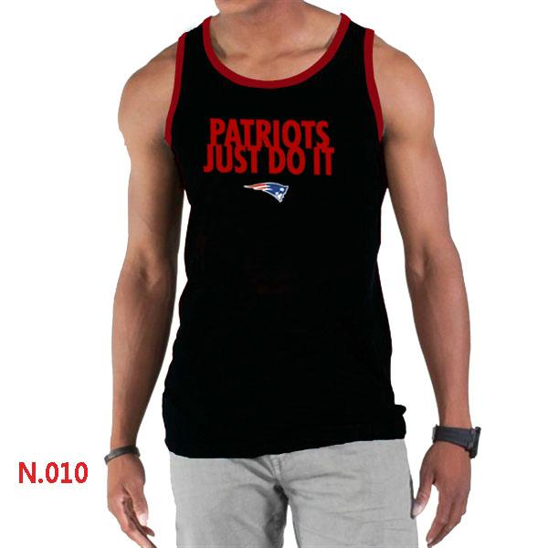 Nike NFL New England Patriots Sideline Legend Authentic Logo men Tank Top Black 3 Cheap