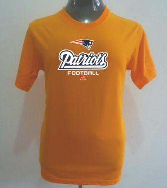New England Patriots Big & Tall Critical Victory T-Shirt Yellow Cheap