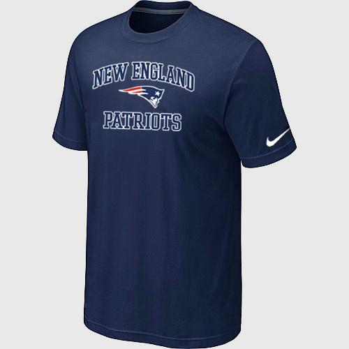 New England Patriots Heart & Soul D.Blue T-Shirt Cheap